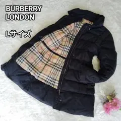 ✨️美品✨️バーバリーロンドン ダウンコート ノバチェック 40 ブラック
