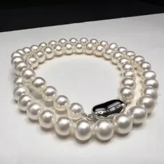 テリ最強 7.5-8.0mm 45cm 37g 本真珠 パール ネックレス - メルカリ