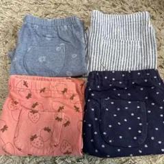 キッズ ズボン セット　ユニクロ　柄　7分丈４枚　変更