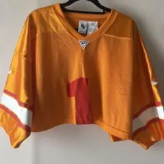 Nike クロップドTシャツ オレンジ