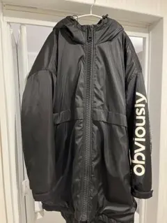 Bershka ブラック ナイロンジャケットのサムネイル