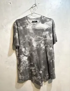 Bershka ベルシュカ 半袖Tシャツ タイダイ ムラ染め グレー ストリートのサムネイル