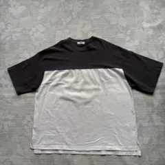 【美品】WEGO バイカラー 切り替え Tシャツ Lサイズ 綿100%