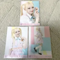 =LOVE イコラブ 齋藤樹愛羅 メンカラニット衣装 生写真 コンプ①