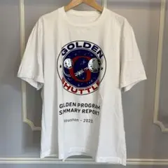 BA381 GOLDEN GOOSE 宇宙 Tシャツ ホワイト 古着