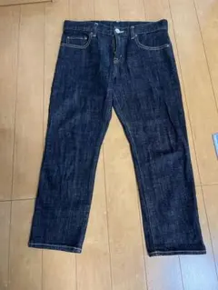 PLST プラステ　ジーンズ　ブラック　クロップド　サイズ25