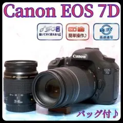 Canon キャノン EOS 7D★一眼レフ★Wレンズ★初心者向け★高速連写