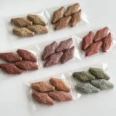 手染めビーズ　アンティーク