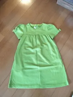 familiar 半袖ワンピース 130cm グリーン