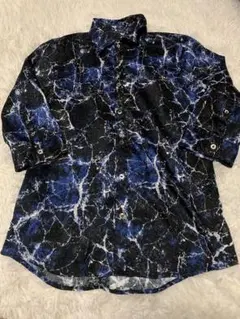 CIVARIZE シヴァーライズ クラック柄 6分袖シャツ 44サイズのサムネイル
