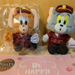 トムとジェリー ぬいぐるみ マスコット 2体セット 阪急電車コラボ