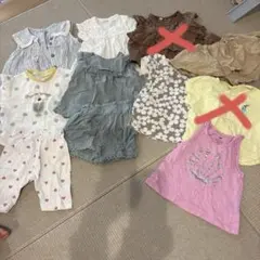 女の子　服セット 80 90 Tシャツ　ズボン　11点　夏