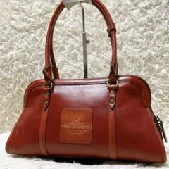 Dakota カステロ トートバッグ ビンテージ加工 レザー ワインレッド