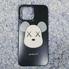 KAWS風 iPhoneケース スマホカバー クマ 黒
