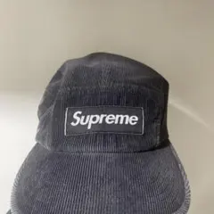 Supreme コーデュロイキャップ 黒