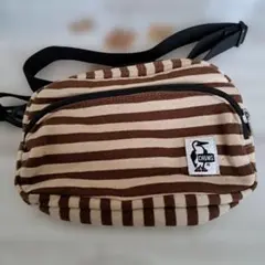 CHUMS ストライプ ショルダーバッグ