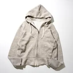 PRISTINE プリスティン ジップ パーカー フーディ コットン ヤク