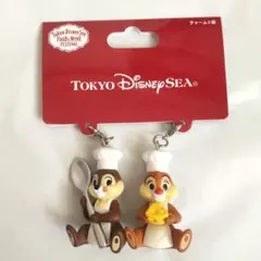 【新品 未使用】東京ディズニーシー チップとデール チャーム セット
