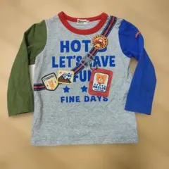 ミキハウスホットビスケッツ　長袖カットソー　ロンT　90