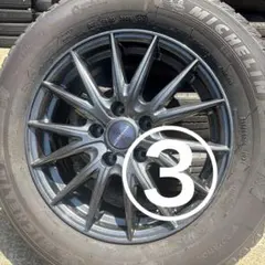 ③ 215/65R16スタッドレス・アルミホイール 1本価格 ヴェルファイアなど ヴェルファイア 215/65R16 スタッドレスホイール付き中古④ - メルカリ