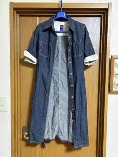 OLD GAP デニムシャツワンピース 半袖　サイズ1 ヴィンテージ