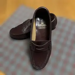 REGAL ダークブラウン ローファー ワイドフィッティング　EEE