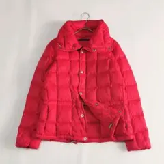 ラルフローレン ダウンジャケット キルティング ドローコード 赤