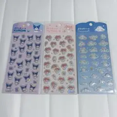 【正規品】サンリオ ぷくっとシール 3点セット クロミ マイメロ シナモン