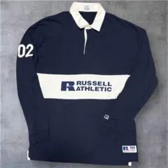 90's RUSSELL ATHLETIC 長袖ポロシャツ