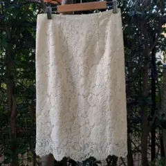 ☆NATURAL BEAUTY BASIC　レースタイトスカート