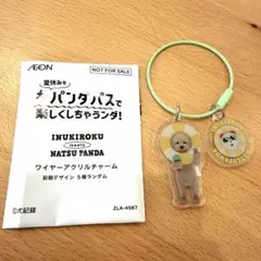 ［新品］犬記録 meets ナツパンダ ワイヤーアクリルチャームのサムネイル