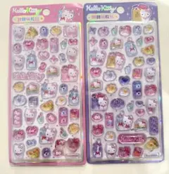 ぷっくりシール　立体シール　３Dシール　サンリオ　ハローキティ　2枚セット