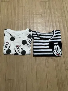 ミッキー Tシャツ 2点セット売り