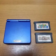 ゲームボーイアドバンスsp(ソフト2本付き)