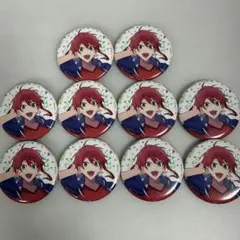 カラフルピーチ　じゃぱぱ　缶バッジ　10個　運動会　ファンミーティング