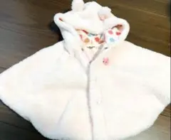 超激レア ホットビスケッツ 耳付き フリース ポンチョ マント フード アウター