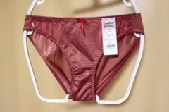 新品 レディース ショーツ Mサイズ ワインレッド
