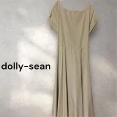 【美品❤︎】　dolly-sean オリーブ半袖ロングワンピース　1（S位）