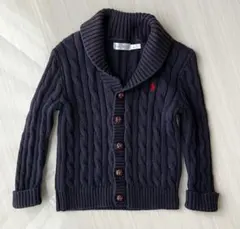 RALPHLAUREN 랄프로렌 90 가디건 니트 네이비
