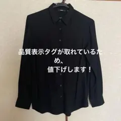 UNIQLO ブラック 長袖シャツ M