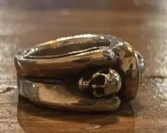 【美品】Gaboratory/ガボール リング スモール ゴシックスカルのサムネイル
