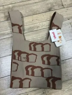 パンどろぼう ニットトートバッグのサムネイル