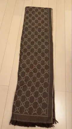 GGパターン ストライプ マフラー グッチ GUCCI GGパターン ウェブストライプ マフラー - メルカリ
