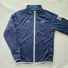 Callaway フルジップナイロンジャケット ネイビー