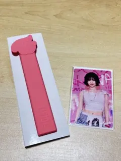 TWICE オフラインくじ　うちわグリップカバーとトレカ　もも