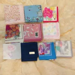 【美品　ハンカチ おまとめ】　10枚セット
