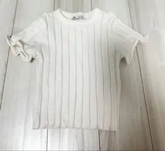 ZARA 半袖ニット Sサイズ