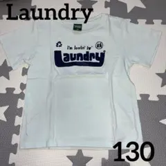 Laundry キッズ Tシャツ 130cm ファストフード柄 ライトブルー系