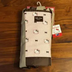 ハローキティ　保冷バッグ 千鳥柄　ピンク