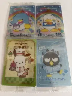 サンリオ ウエハース はぴだんぶい ペックル サム ポチャッコ バツ丸